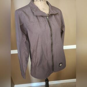 Women's‎ Med Berne Grey Zip Up Coat
